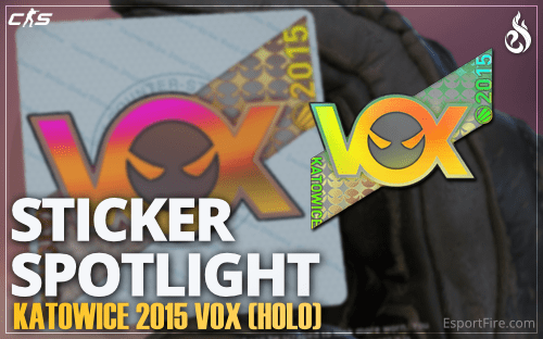 Thumbnail of article Crafts, Prices & Supply Katowice 2015 Vox Eminor (Holo) - Sticker Spotlight #59