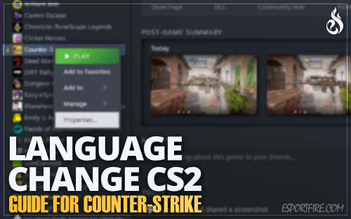 Thumbnail of article A guide on how to change the language in CS2