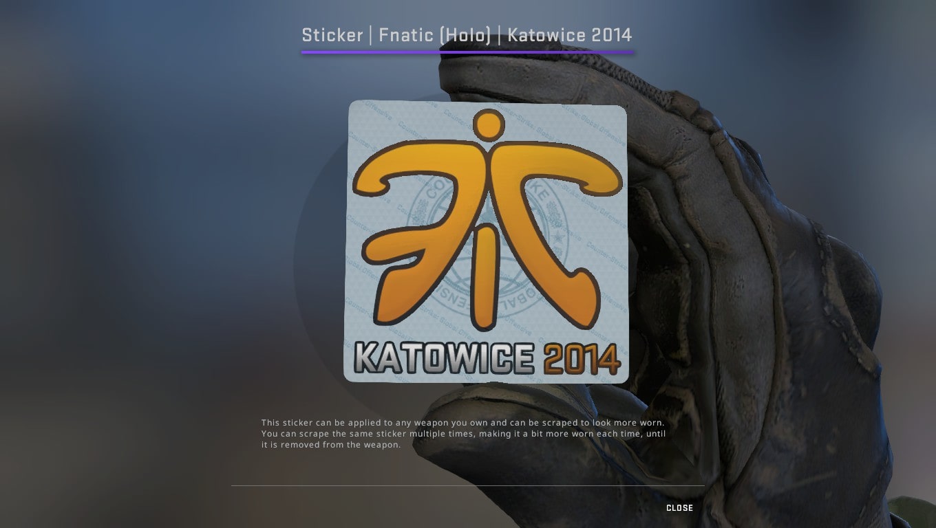 CS:GO Fnatic Katowice 2014 Sticker