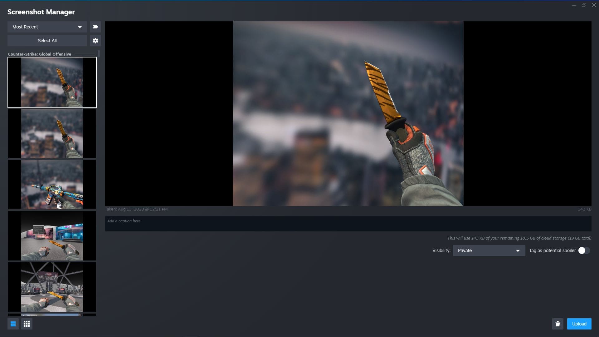 How to make good screenshots in Counter-Strike