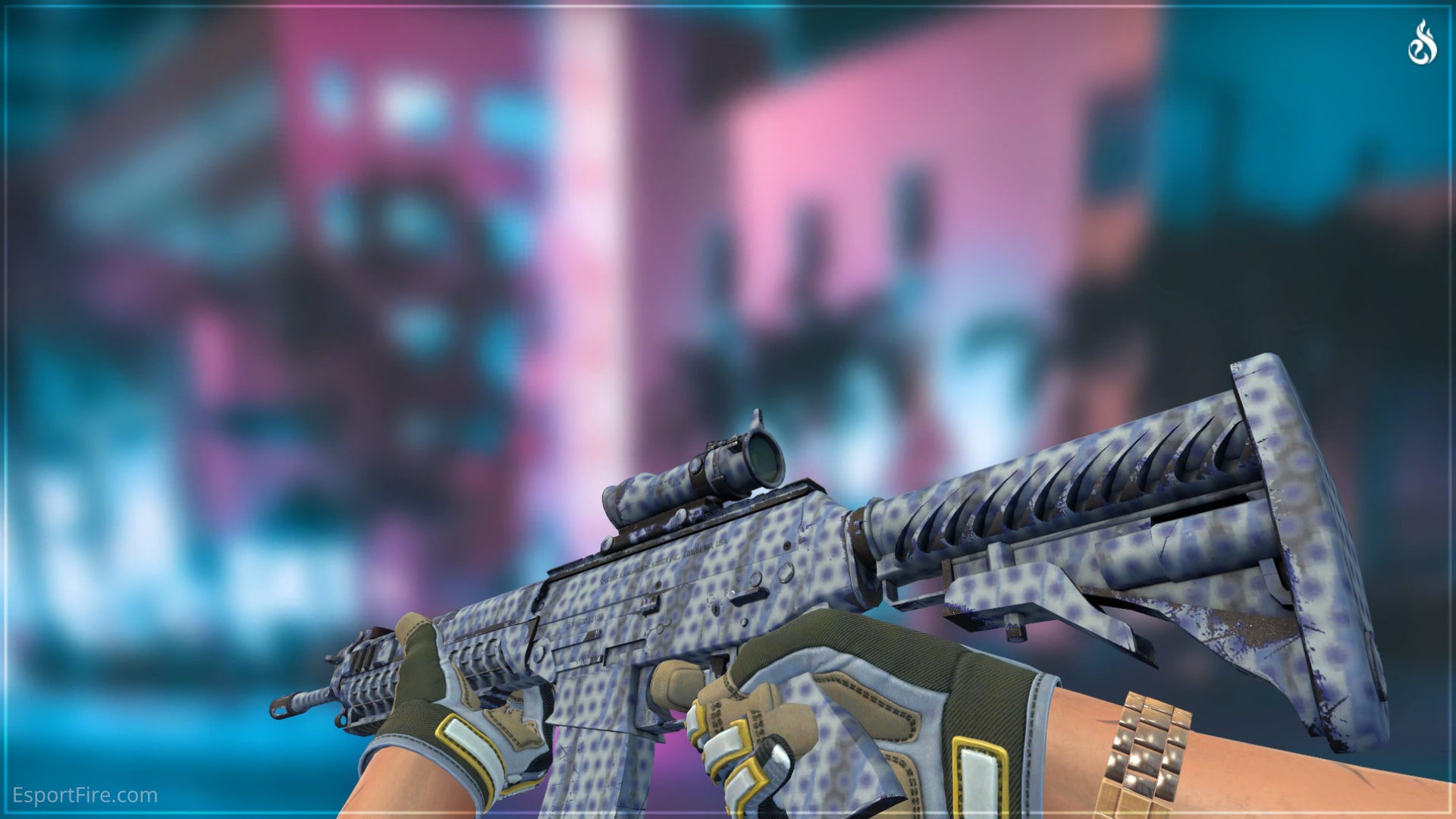 Counter-Strike SG 553 Waves Perforated