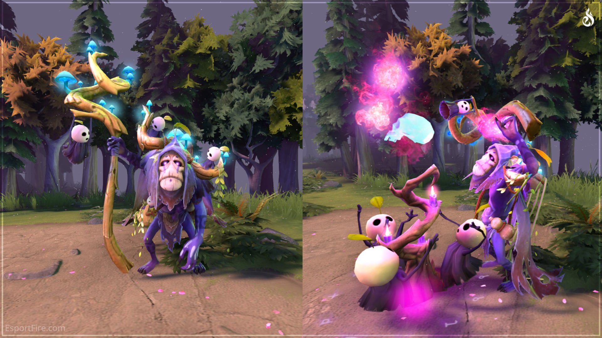 Dota 2 Witch Doctor Footfalls of the Sporefathers