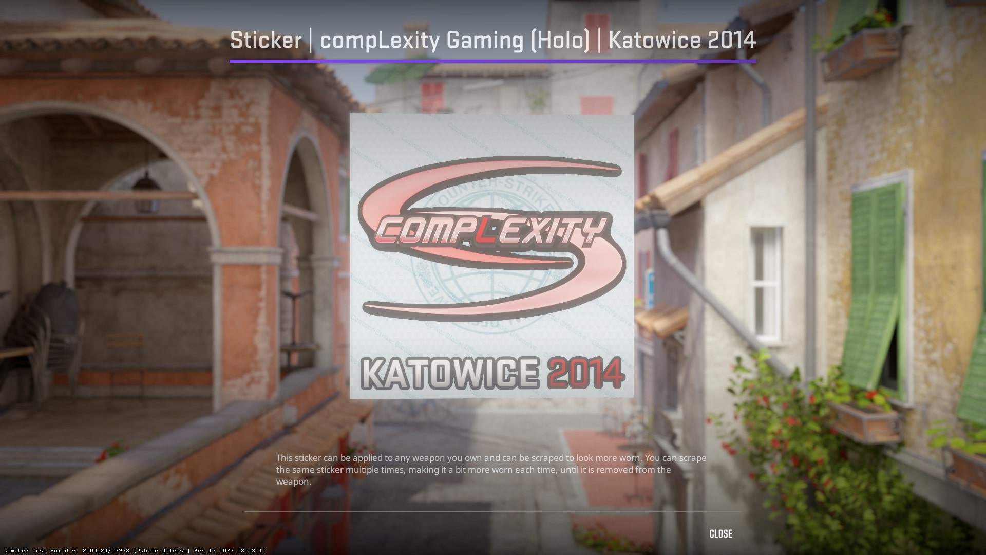 Sticker compLexity Gaming (Holo) Katowice 2014 Current Price