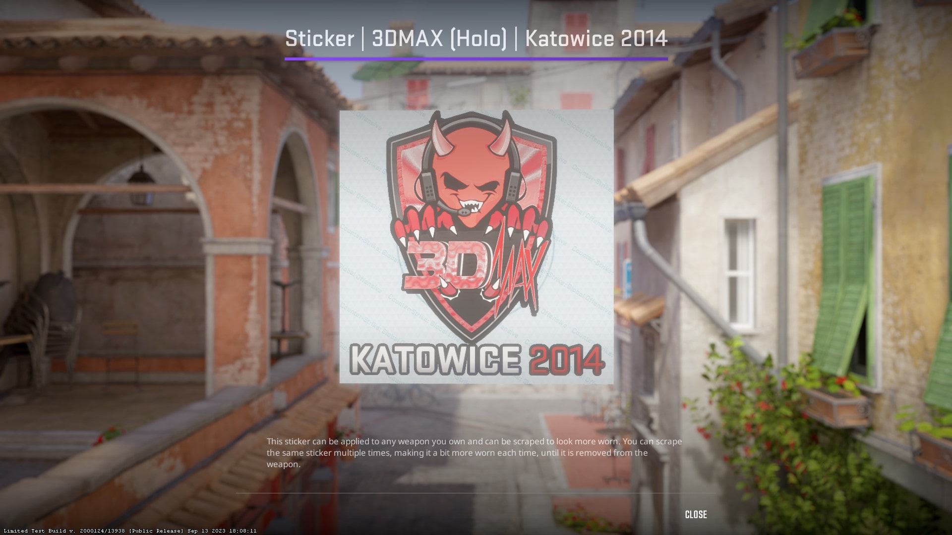 Sticker 3DMAX (Holo) Katowice 2014 Current Price