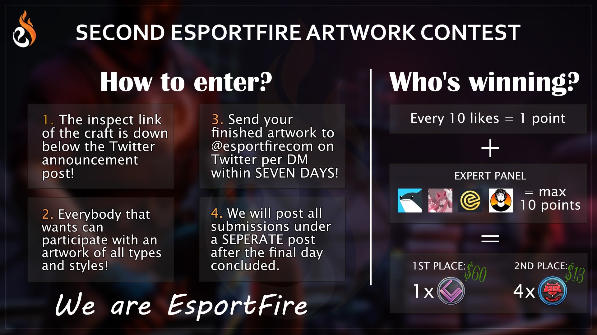 CS:GO EsportFire Artwork Contest General Information