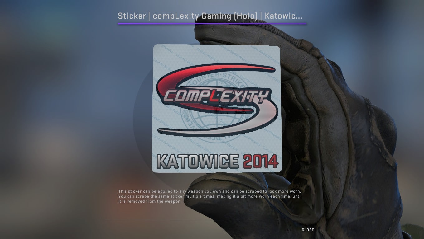 CS:GO compLexity Katowice 2014 Sticker