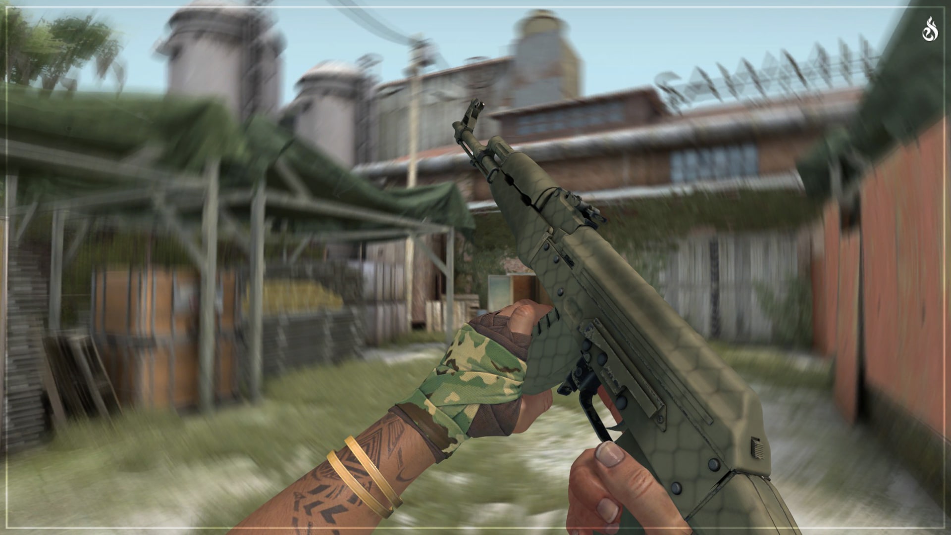 CS: GO termurah AK-47 Skins Safari mesh