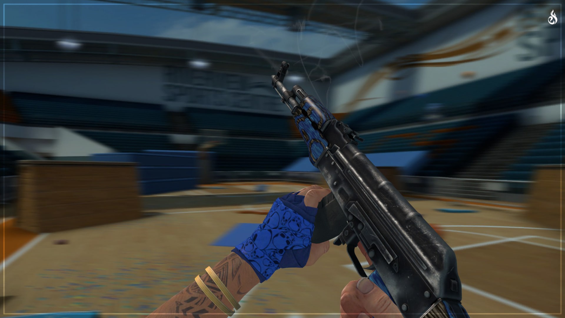 CS: GO termurah AK-47 Skins Blue Laminate