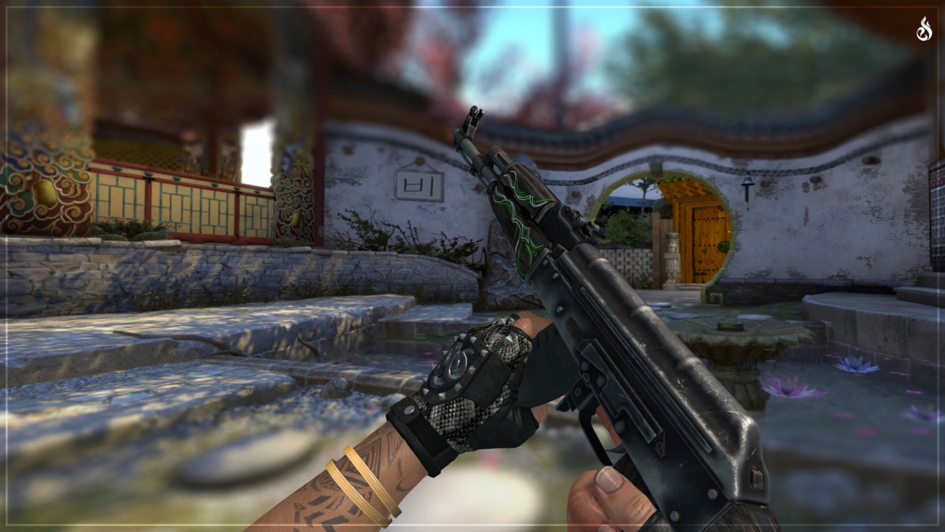 CS: GO termurah AK-47 Skins Emerald Pinstripe