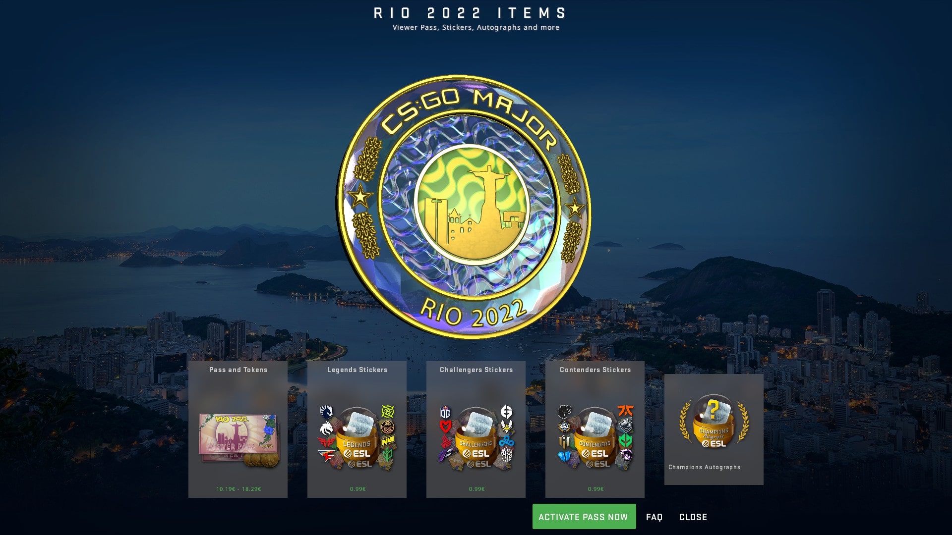 CS:GO Rio Major Update