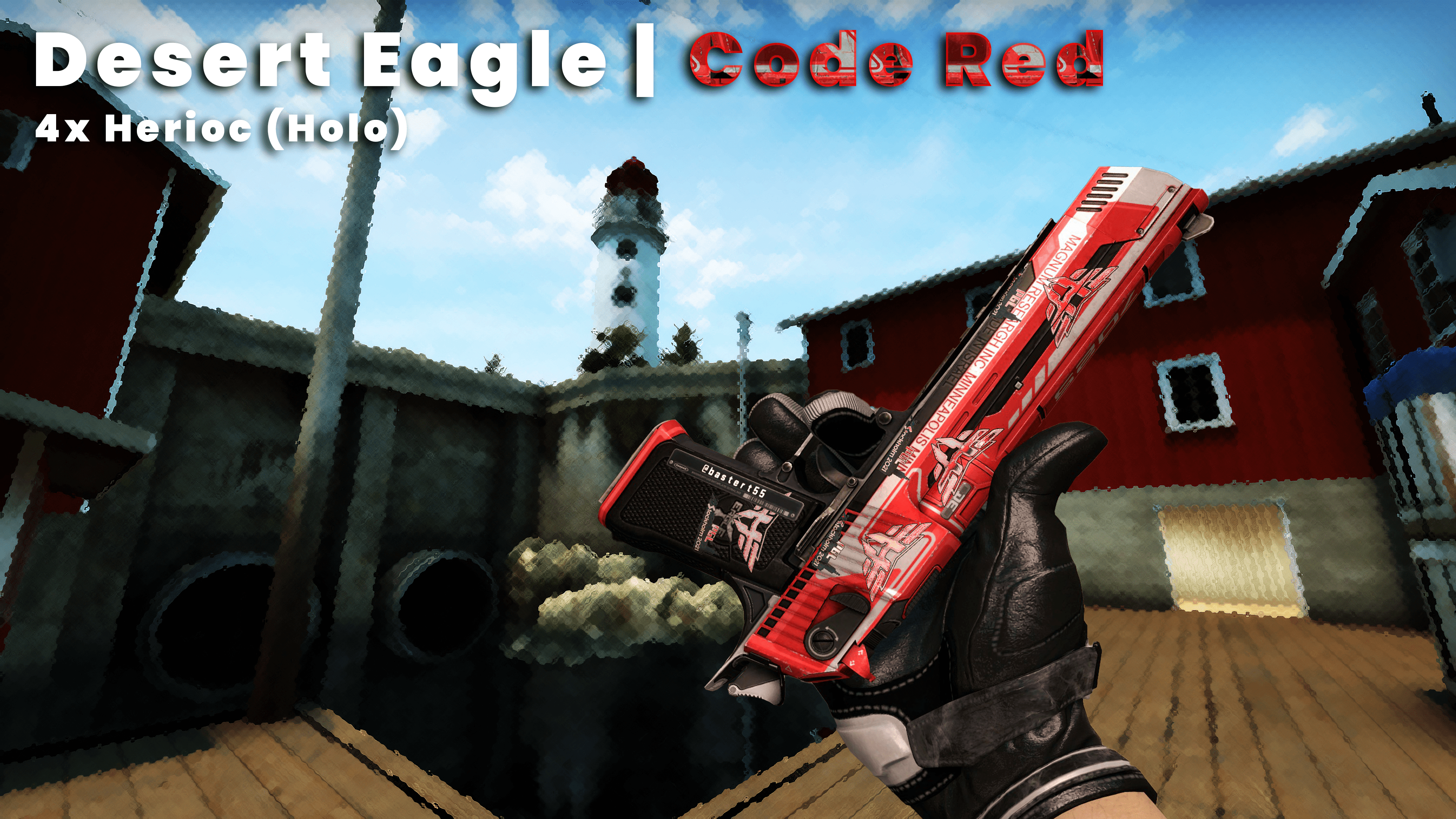 Desert Eagle  Code Red] Sticker Combinations - CSGO 